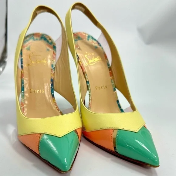 Christian Louboutin Air Chance 120 Primevere size 10.5 - Picture 2 of 16